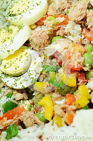 Tuna salad Stock Photo