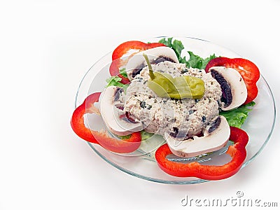 Tuna Salad Stock Photo