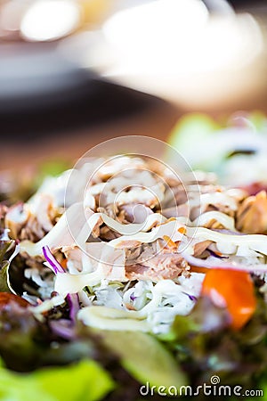 Tuna salad Stock Photo