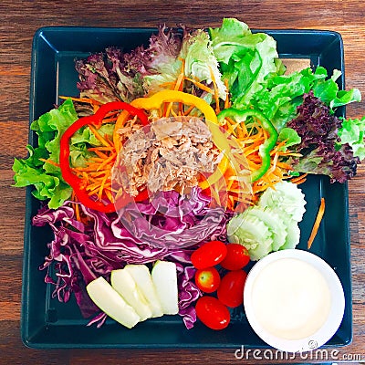 Tuna Salad Stock Photo