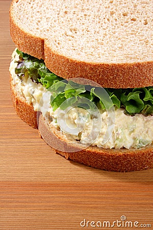 Tuna salad sandwich Stock Photo