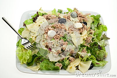 Tunafish salad Stock Photo