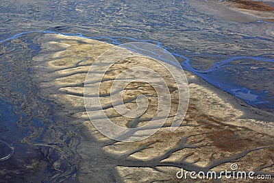 tundra landscape in summer Stock Photo