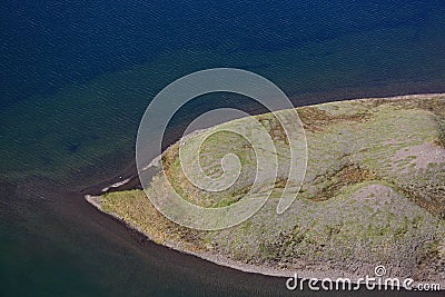 Tundra landscape in summer Stock Photo