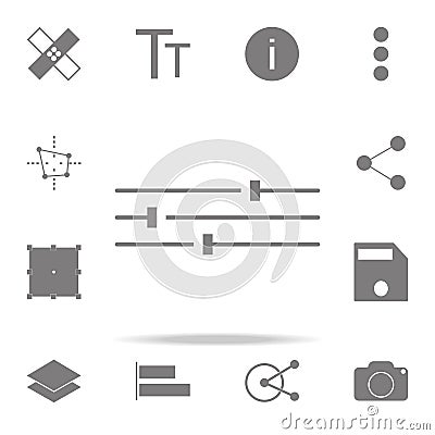 tune image sign icon. web icons universal set for web and mobile Stock Photo