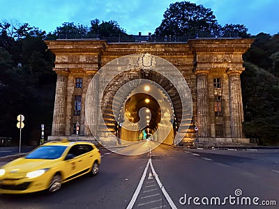 Tunel en Budapest, HungrÃ­a, Maravilloso Stock Photo