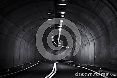 Tunel Fantastico Stock Photo