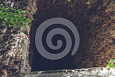 Ruins of Trakanov Fort, Rivne Region, Ukraine Stock Photo