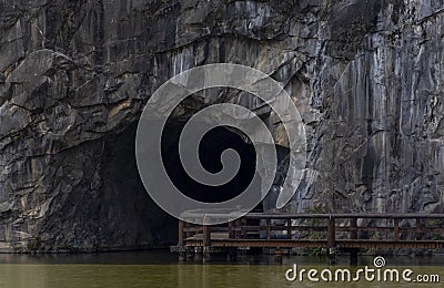 Tunel at Tangua Quarry Stock Photo