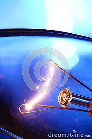 Tungsten Bulb Stock Photo