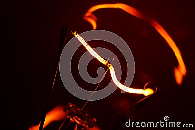 Tungsten Bulb Stock Photo