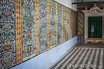 Tunisia. Kairouan - the Zaouia of Sidi Saheb ( Stock Photo