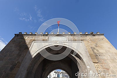 Arch ancient in tunis Editorial Stock Photo