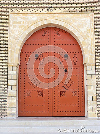 Tunisian Door Stock Photo