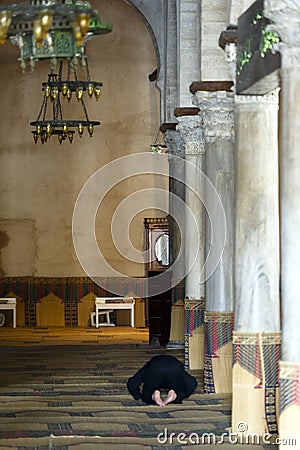 Tunisie. Kairouan. The Great Mosque Sidi Okba Editorial Stock Photo