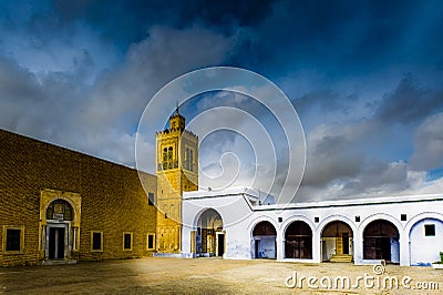 Tunisie. Kairouan. Mosque Sidi Sahab Editorial Stock Photo