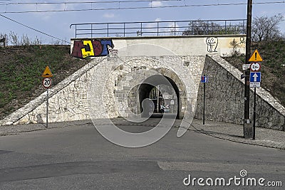 Tunnel for cars Editorial Stock Photo