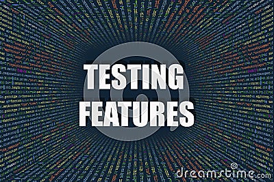Tunnel from computer program code. Programmer Lines of code, Java Script, CSS, and HTML. hacking coding concept. Source code for Stock Photo