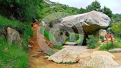 Tunnel Rock Stock Photo