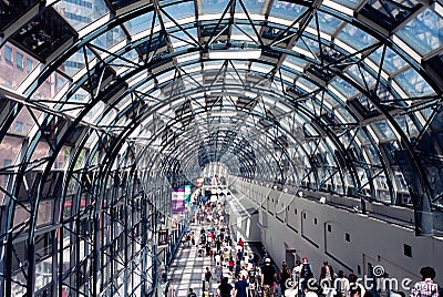 Tunnel of Union Station of Toronto Editorial Stock Photo