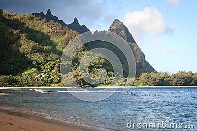 Tunnels (Makua) Beach, Kauai Stock Photo