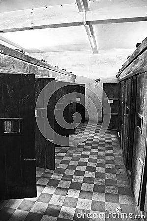 Tuol Sleng s21 genocide museum, Phnom Penh, Cambodia Stock Photo