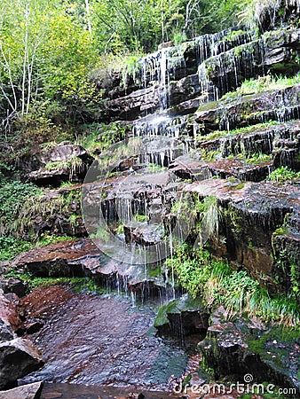 Tupavica waterfall Stock Photo