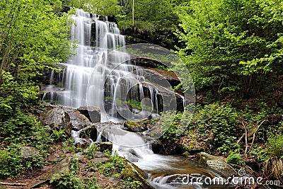 Tupavica waterfall, Stara mountain, Serbia Stock Photo