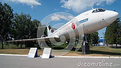 Tupolev-154M Editorial Stock Photo