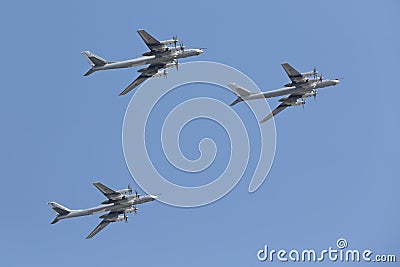 Tupolev Tu-95 Bear Editorial Stock Photo