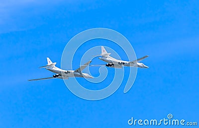 2 Tupolev Tu-22M3 (Backfire) Editorial Stock Photo