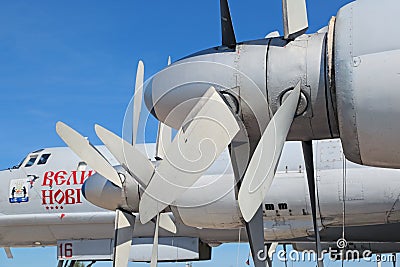 The Tupolev Tu-95 Editorial Stock Photo