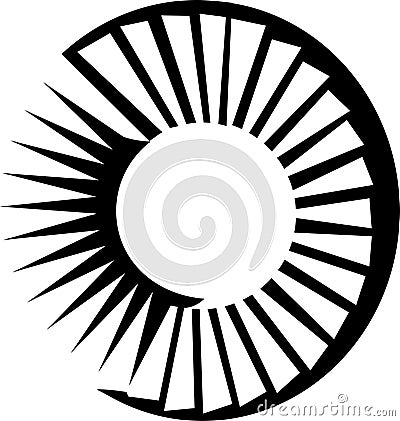 Turbine Vector Illustration