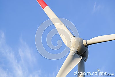 Turbine of a windmill Stock Photo