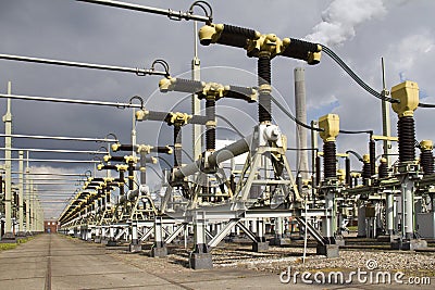 Turbines of a Powerplant Stock Photo