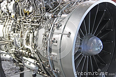 Turbo jet engine Stock Photo