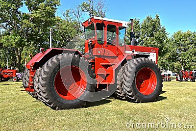 Turbo 4 wheel drive International tractor Editorial Stock Photo