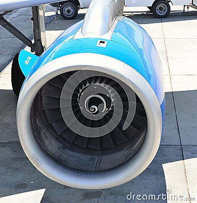 turbojet's aeroengine Stock Photo
