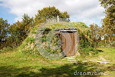 Turf hut Stock Photo