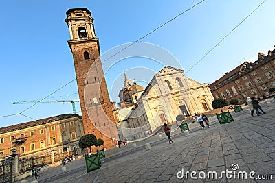Turin Cathedral, Italy Editorial Stock Photo