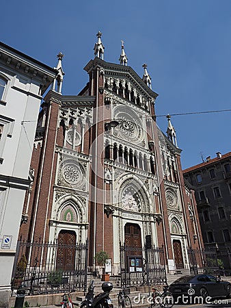 Gesu Nazareno church in Turin Editorial Stock Photo