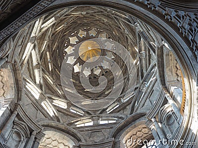 Cappella della Sindone dome in Turin Stock Photo