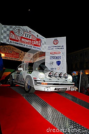 Porsche 911SC - 1977, 25th Rallye Monte-Carlo Historique 2023 Editorial Stock Photo