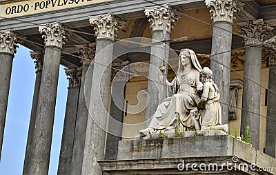 View of the church of the great Mother Editorial Stock Photo