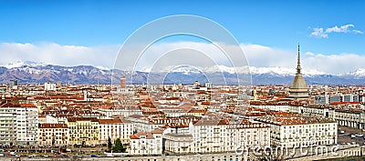 Turin (Torino) high definition panorama Stock Photo