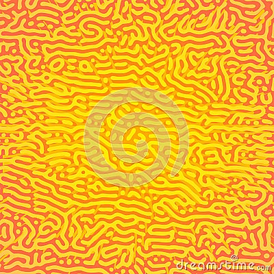 Turing morphogenesis reaction diffusion pattern Vector Illustration