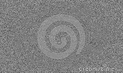 Turing pattern. Geometric abstract pattern. Radial abstraction Stock Photo