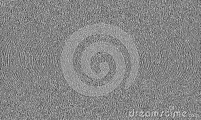 Turing pattern. Geometric abstract pattern. Radial abstraction Stock Photo