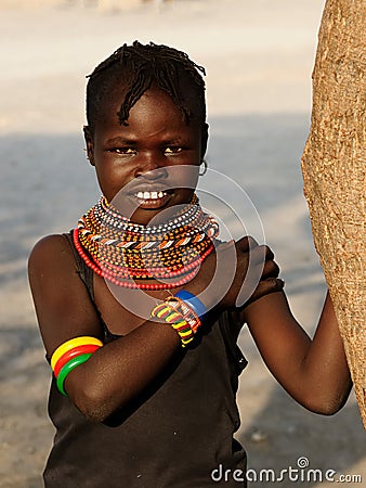 Turkana tribal people from Kenya Editorial Stock Photo