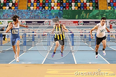 Turkcell Turkish Youth Indoor Championships Editorial Stock Photo